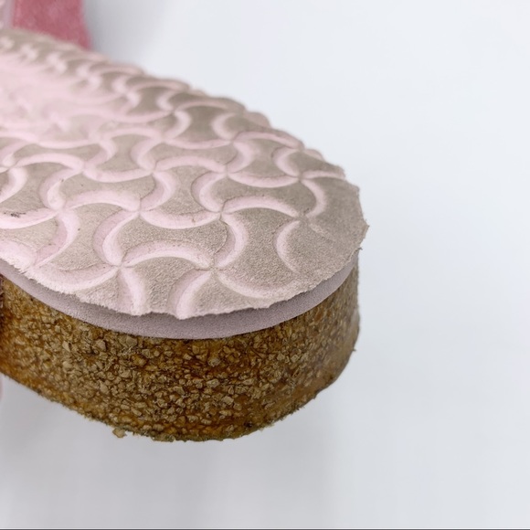 Birkenstock Girls Pink Glitter Two Buckle Strap Sandals 34 - Picture 12 of 13